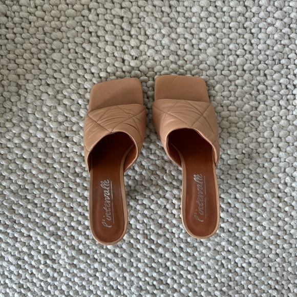 L’intervalle Picasso Nude Leather Heeled Sandal - Women’s Size EU38 - Picture 2 of 3